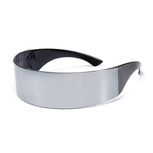 Future Kokor-Lunettes De Soleil Sans Monture Pour Homme Et Femme Lentille Ronde Cyber Punk Futuriste Hip Hop Ix Bar Ktv 1 Pièce