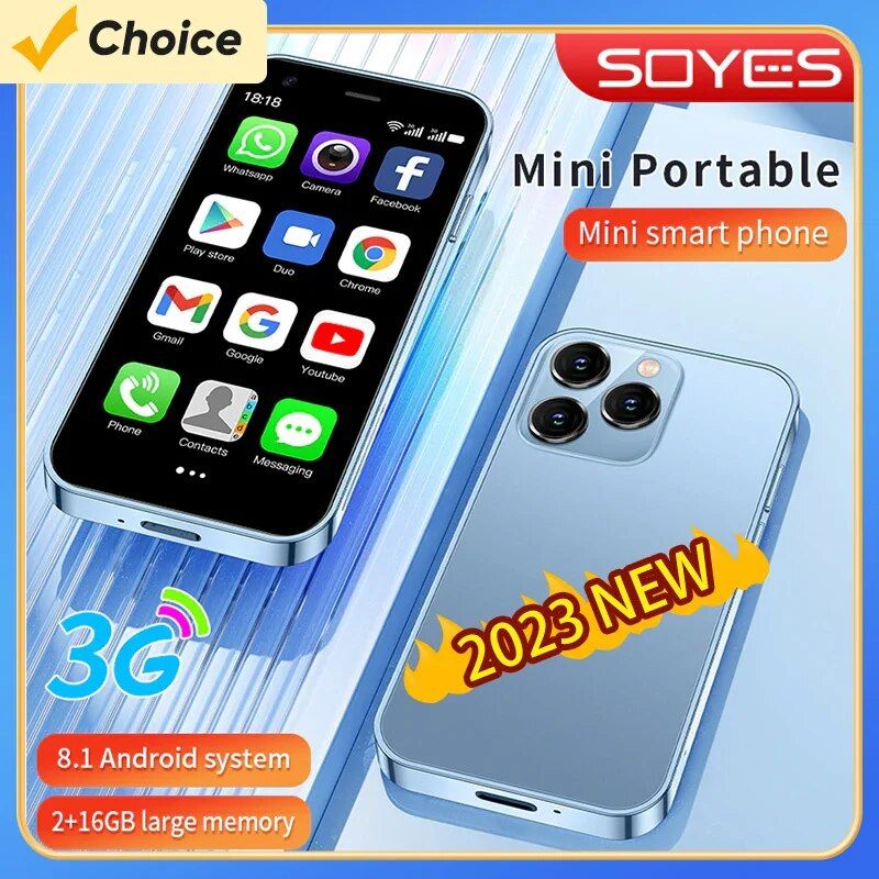 SOYES-Smartphone Mi XS15 Android 2023 8.1 16 Go Wi-Fi GPS 3G... - 2