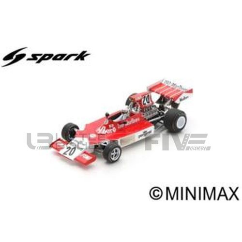Spark 1/43 S4041 Iso Fw - Italy Gp 1974 (A. Merzario) Diecast Modelcar-Spark