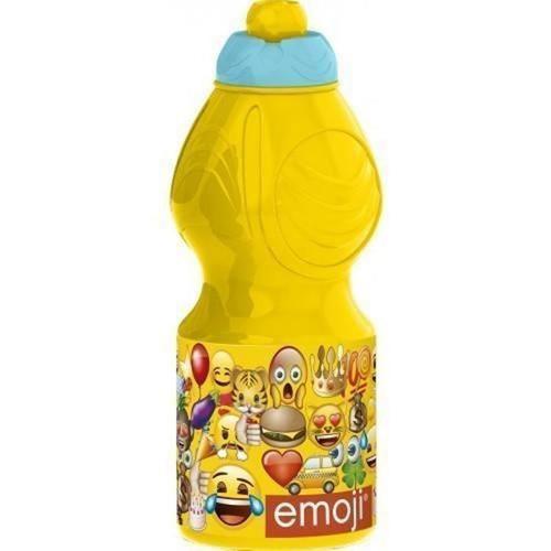 Botella Emoji Plastico 400ml.