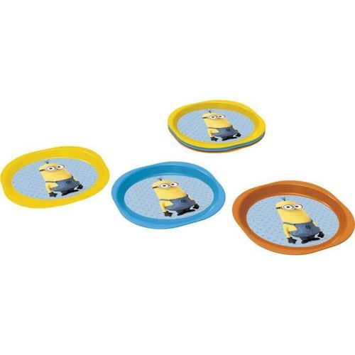 Lot De 3 Assiettes En Mélamine Minnions