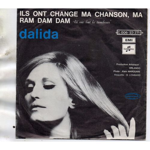 Ils Ont Changé Ma Chanson, Ma / Ram Dam Dam (Pressage Belgique)
