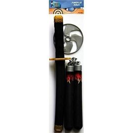 Panoplie Ninja - Harmony - 4 Pièces - Pvc - Noir - Garçon - Enfant