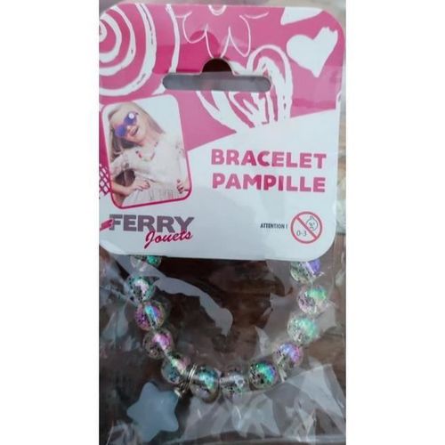 Bracelet Pampille Étoile - Ferry - Enfant - Gris - Pvc - Garantie 2 Ans