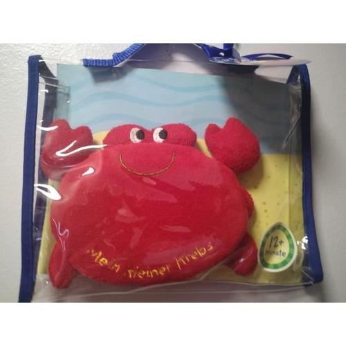 Doudou Crabe En Éponge Pour Bain