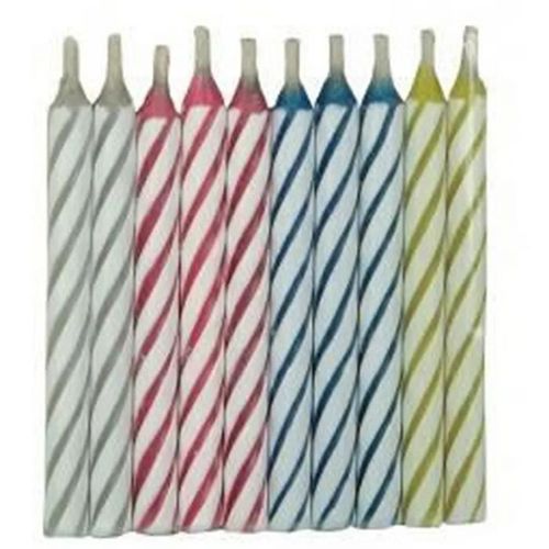 Lot de 10 bougies magiques