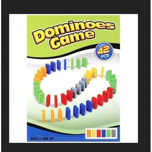 Jeu De Dominos - Pvc - 42 Pièces - Multicouleurs - Enfant - Intérieur