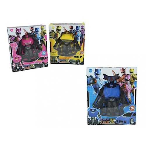 Jouet - Transformers - Robot Transformable Car X - Jaune - Garçon - Intérieur - Piles - 3 Ans