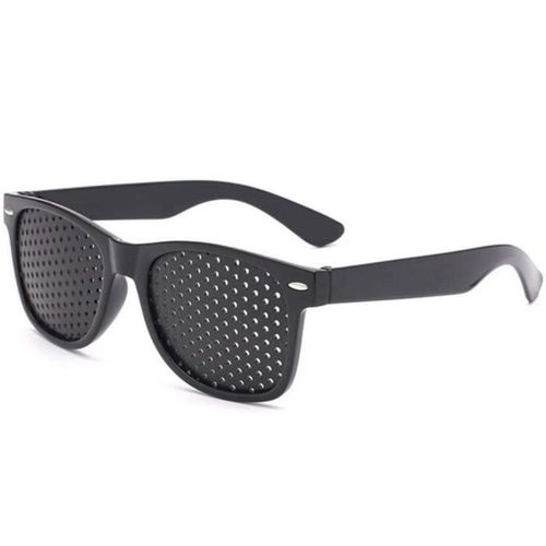 Lunettes Mavura »Lunettes À Grille Lunettes À Trous Grille Entraînement Des Yeux Lunettes À Grille De Relaxation Noir«
