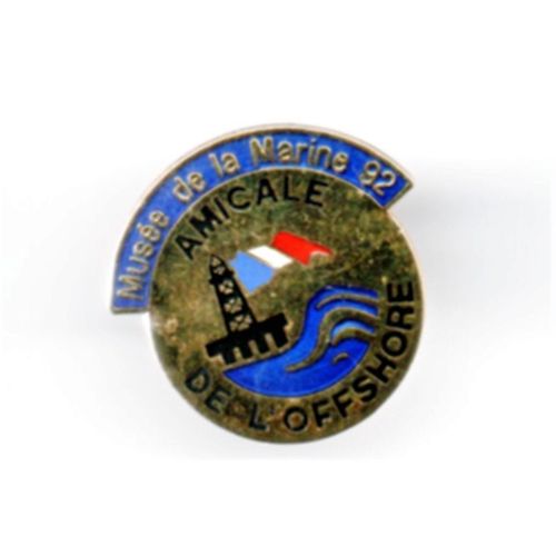 Insigne (Pin's) - Musée De La Marine 92 - Amicale De L'offshore
