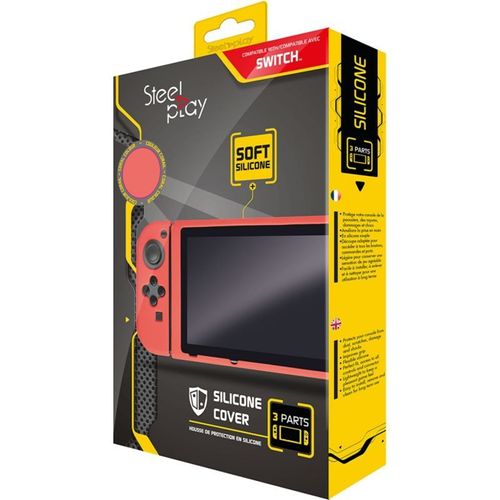 Housse De Protection Corail En Silicone Steelplay Pour Nintendo Switch
