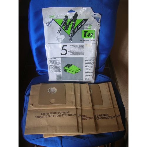 sacs aspirateur menalux (lot de 8)
