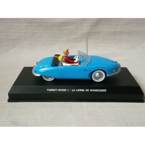 Voiture Spirou Turbot-Rhino 1 - La Corne De Rhinoceros 1/43-Editions Atlas