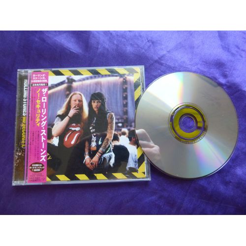 Rolling Stones No Security Cd Japon Avec Obi