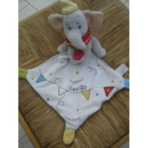 Doudou Éléphant Dumbo Avec Mouchoir Nicotoy