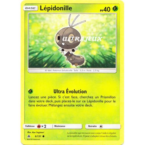 Pokémon - 6/131 - Lépidonille - Sl6 - Soleil Et Lune - Lumière Interdite - Commune