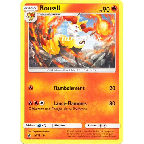 Pokémon - 16/131 - Roussil - Sl6 - Soleil Et Lune - Lumière Interdite - Peu Commune