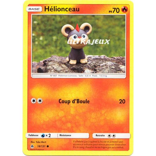 Pokémon - 18/131 - Hélionceau - Sl6 - Soleil Et Lune - Lumière Interdite - Commune