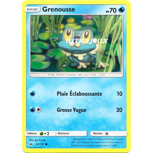 Pokémon - 22/131 - Grenousse - Sl6 - Soleil Et Lune - Lumière Interdite - Commune