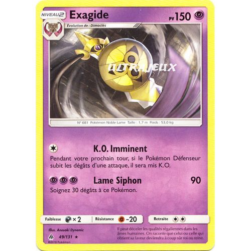 Pokémon - 49/131 - Exagide - Sl6 - Soleil Et Lune - Lumière Interdite - Rare