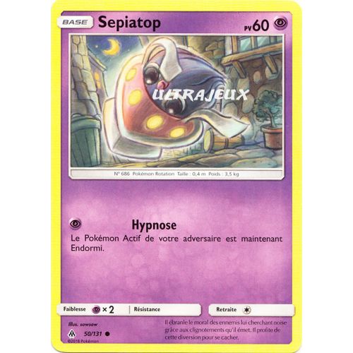 Pokémon - 50/131 - Sépiatop - Sl6 - Soleil Et Lune - Lumière Interdite - Commune