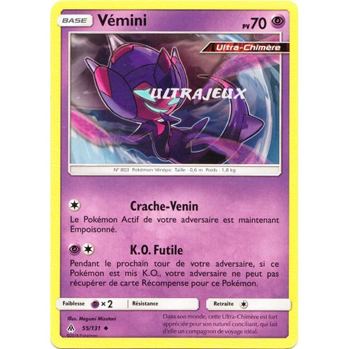 Pokémon - 55/131 - Vémini - Sl6 - Soleil Et Lune - Lumière Interdite - Peu Commune
