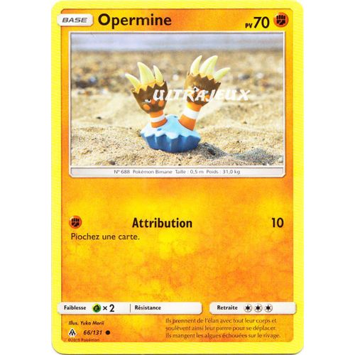 Pokémon - 66/131 - Opermine - Sl6 - Soleil Et Lune - Lumière Interdite - Commune