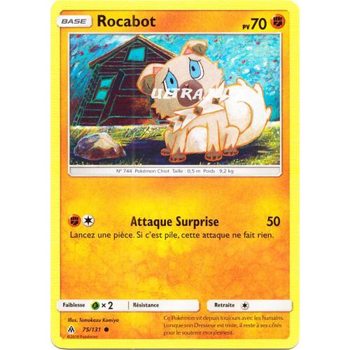 Pokémon - 75/131 - Rocabot - Sl6 - Soleil Et Lune - Lumière Interdite - Commune