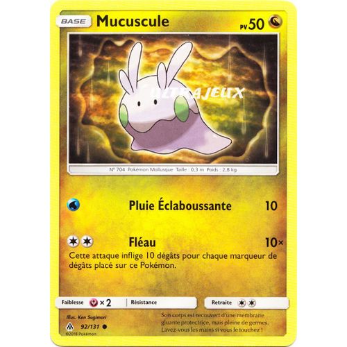 Pokémon - 92/131 - Mucuscule - Sl6 - Soleil Et Lune - Lumière Interdite - Commune