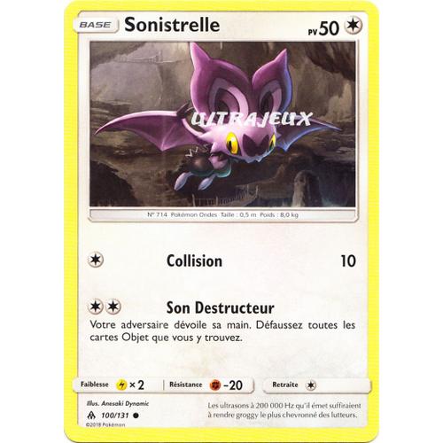 Pokémon - 100/131 - Sonistrelle - Sl6 - Soleil Et Lune - Lumière Interdite - Commune