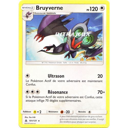 Pokémon - 101/131 - Bruyverne - Sl6 - Soleil Et Lune - Lumière Interdite - Rare