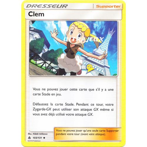 Pokémon - 103/131 - Clem - Sl6 - Soleil Et Lune - Lumière Interdite - Peu Commune