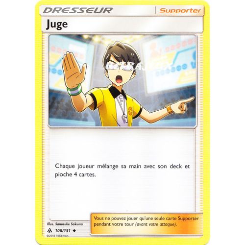 Pokémon - 108/131 - Juge - Sl6 - Soleil Et Lune - Lumière Interdite - Peu Commune