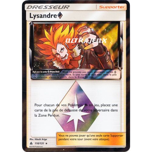 Pokémon - 110/131 - Lysandre - Sl6 - Soleil Et Lune - Lumière Interdite - Prisme