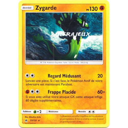 Pokémon - 72-R/131 - Zygarde - Reverse