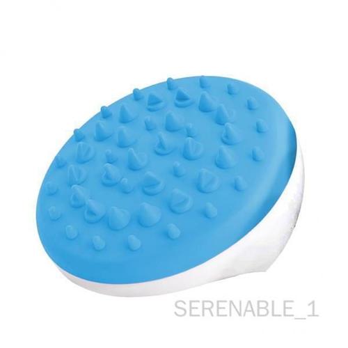 3xanti Cellulite Silicone Corps Massage Gant Gommage Masseur Brosse Bleu