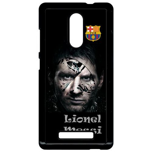Coque Xiaomi Redmi Note 3 - Fc Barcelona Lionel Messi Abstract - Noir