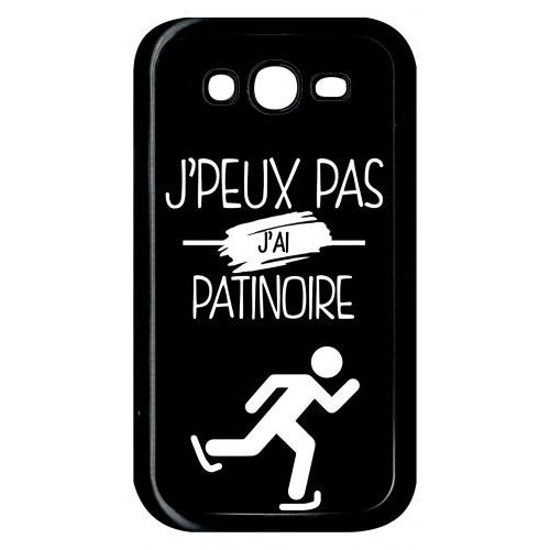 Coque Galaxy Grand Prime Duos Tv - J Peux Pas J Ai Patinoire 2 - Noir