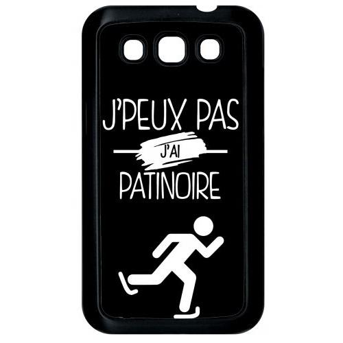 Coque Galaxy Win I8550 - J Peux Pas J Ai Patinoire 2 - Noir