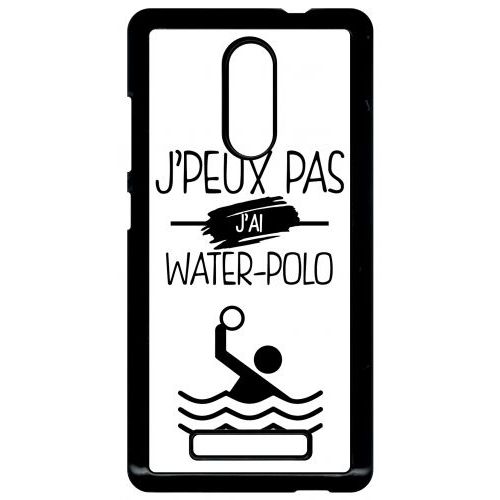 Coque Xiaomi Redmi Note 3 - J Peux Pas J Ai Water Polo 1 - Noir