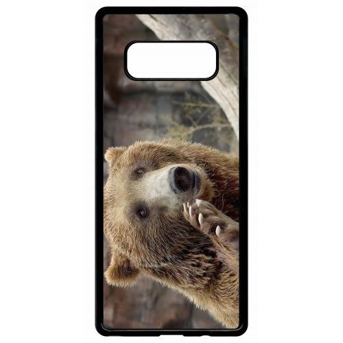 Coque Galaxy Note 8.0 - Gros Ours Brun - Noir