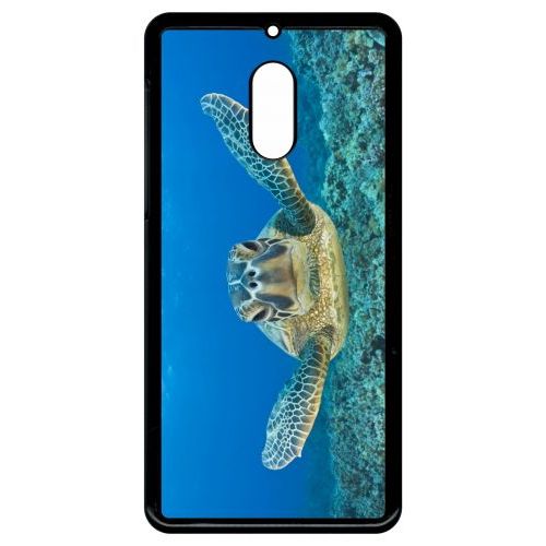 Coque Nokia 6 (2018) - Tortue Verte D Hawai - Noir