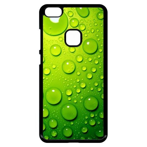 Coque Huawei Ascend P10 Lite - Goutte D Eau Verte - Noir