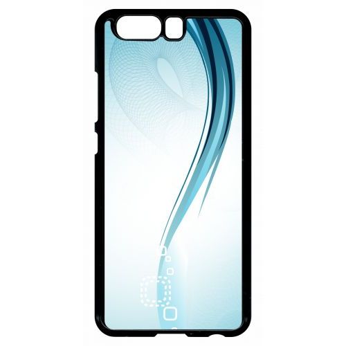 Coque Huawei Ascend P10 - Forme Bleu Arrondi - Noir