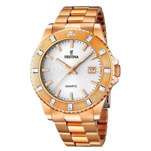 Festina Montre Femme Analogique - Quartz - Acier Inoxydable Uf16787/1
