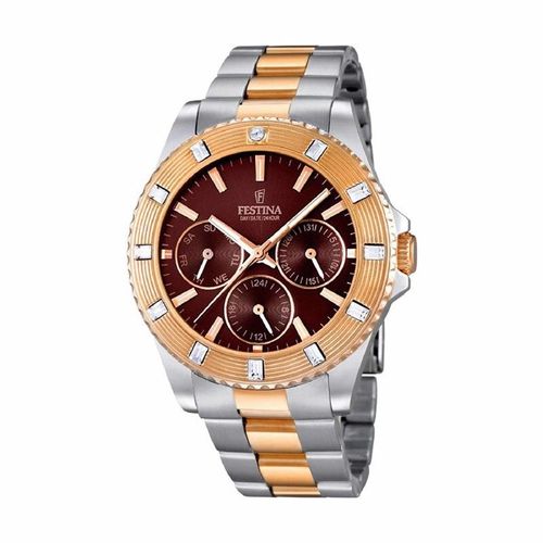 Festina Montre Femme Analogique - Quartz - Acier Inoxydable Uf16695/4