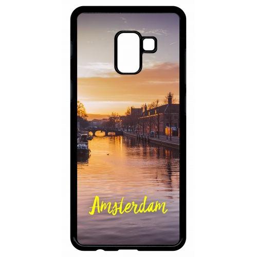 Coque Galaxy A8+ (2018) - Amsterdam - Noir