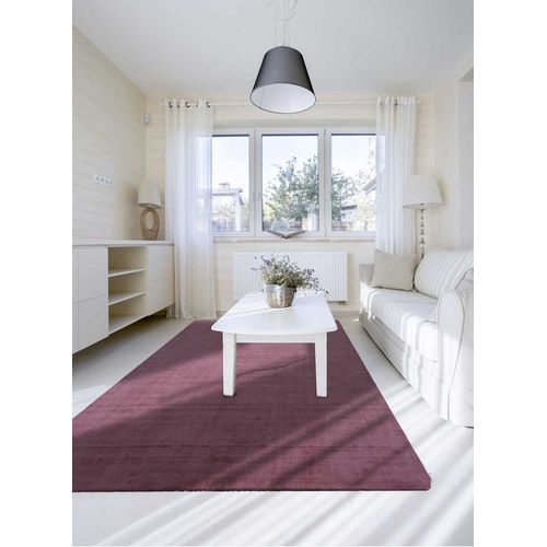 Tapis Grand Dimensions Neo Uni Rose 60 X 110 Cm Tapis De Salon Moderne Design Par Unamourdetapis