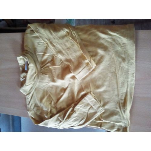 Sous-Pull Fille 24 Mois Jaune Pression Au Dos