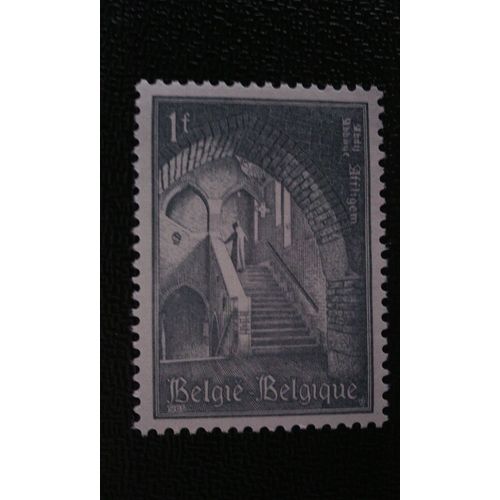 Timbre Belgique Yt 1334 Abbaye Affligem 1965